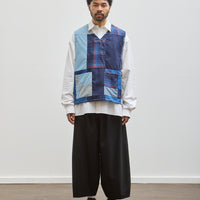 Sillage Apron Vest, Indigo