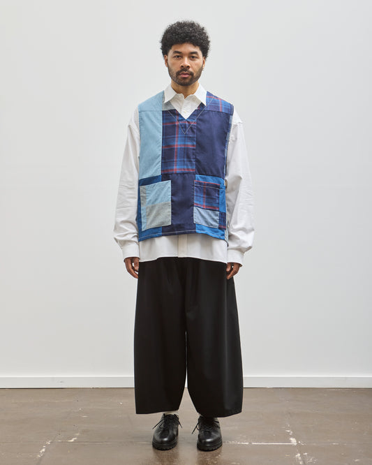 Sillage Apron Vest, Indigo