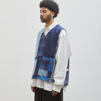 Sillage Apron Vest, Indigo