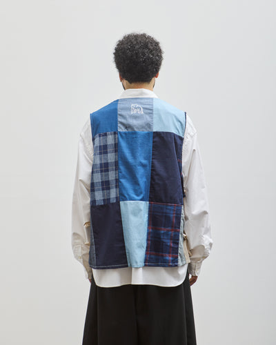 Sillage Apron Vest, Indigo