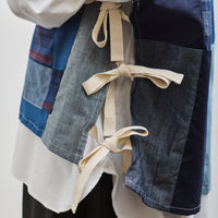 Sillage Apron Vest, Indigo