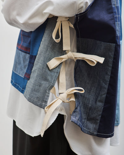 Sillage Apron Vest, Indigo