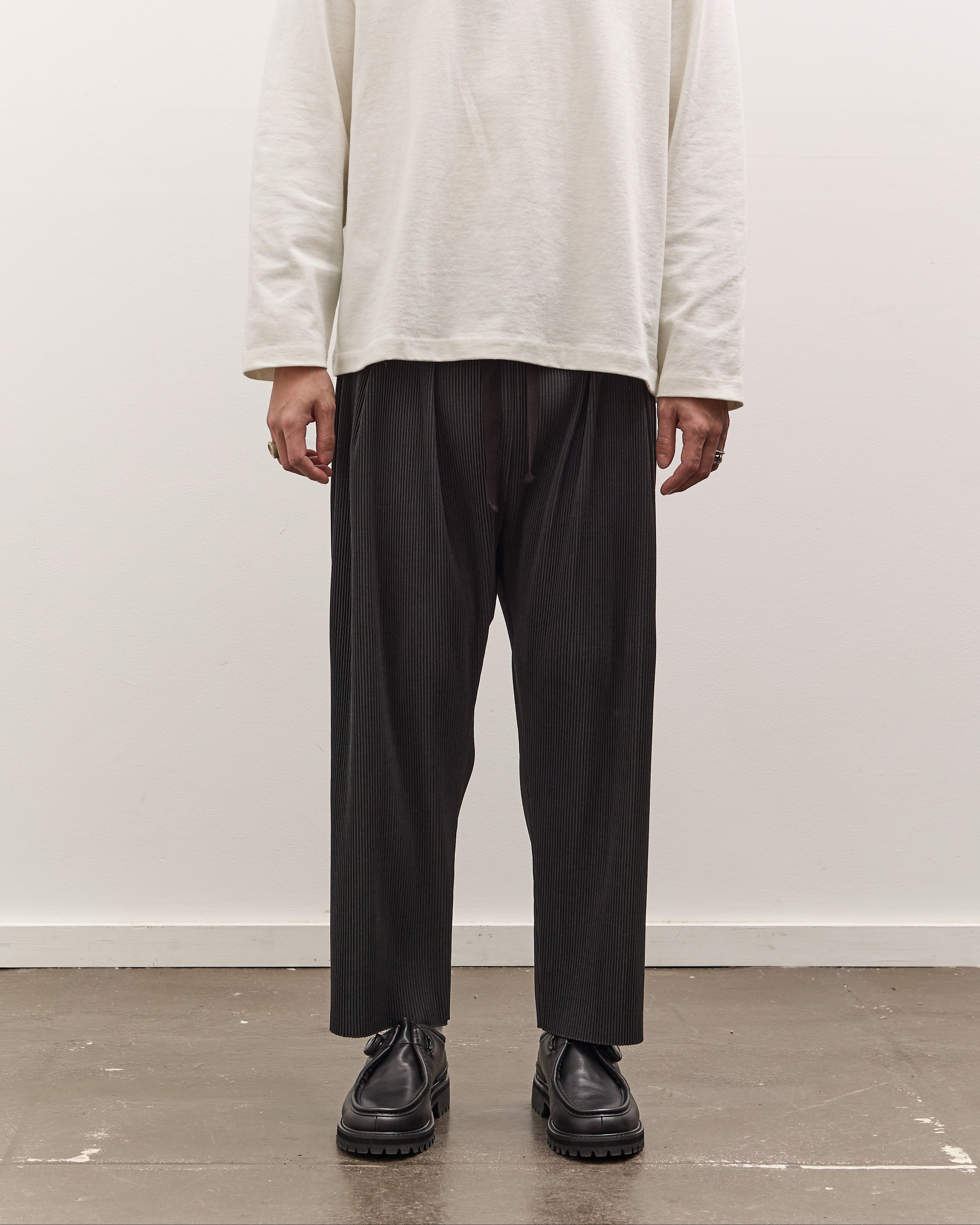 Sillage Baggy Pants Pleats, Anthractie – Glasswing