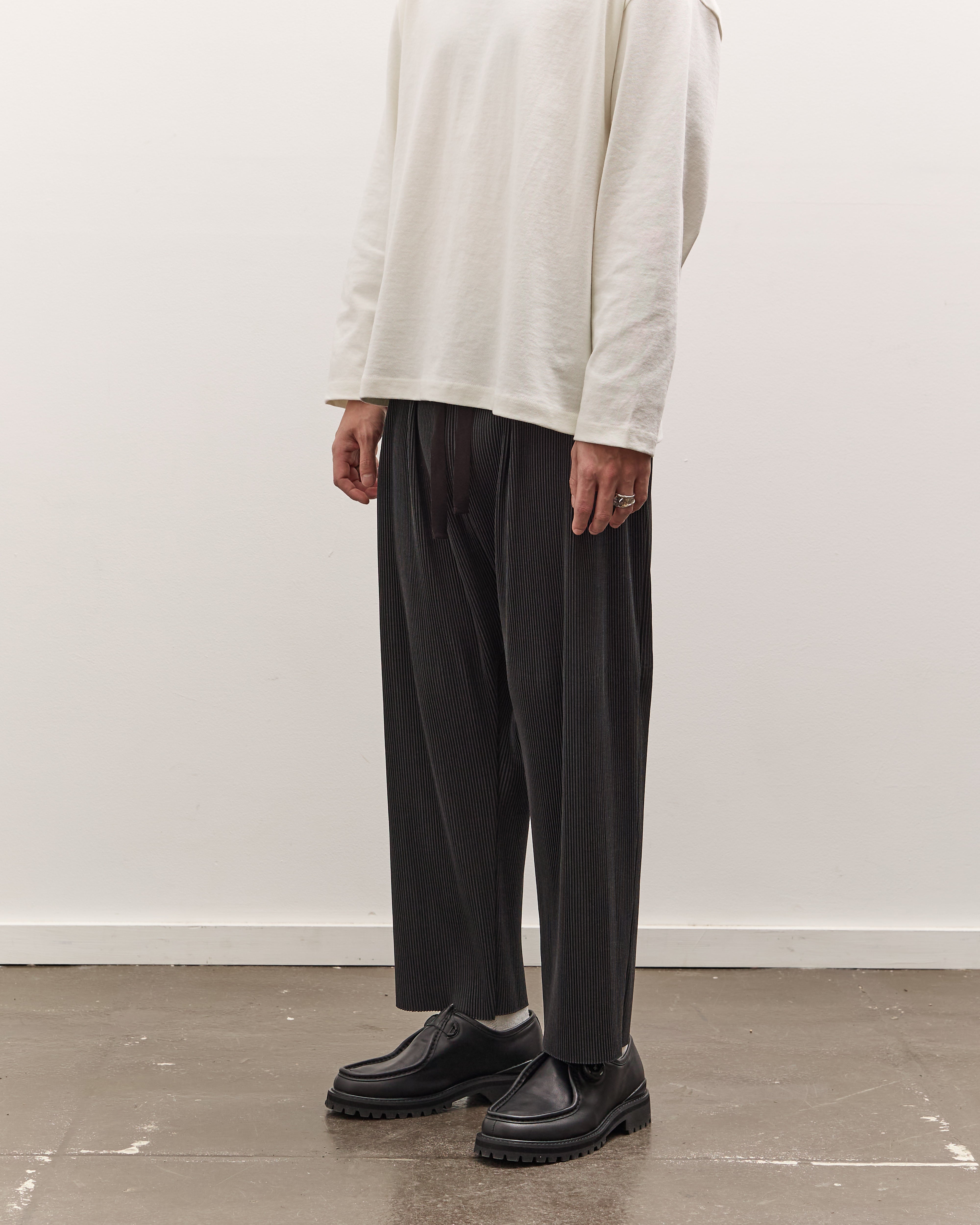 Sillage Baggy Pants Pleats, Anthractie – Glasswing