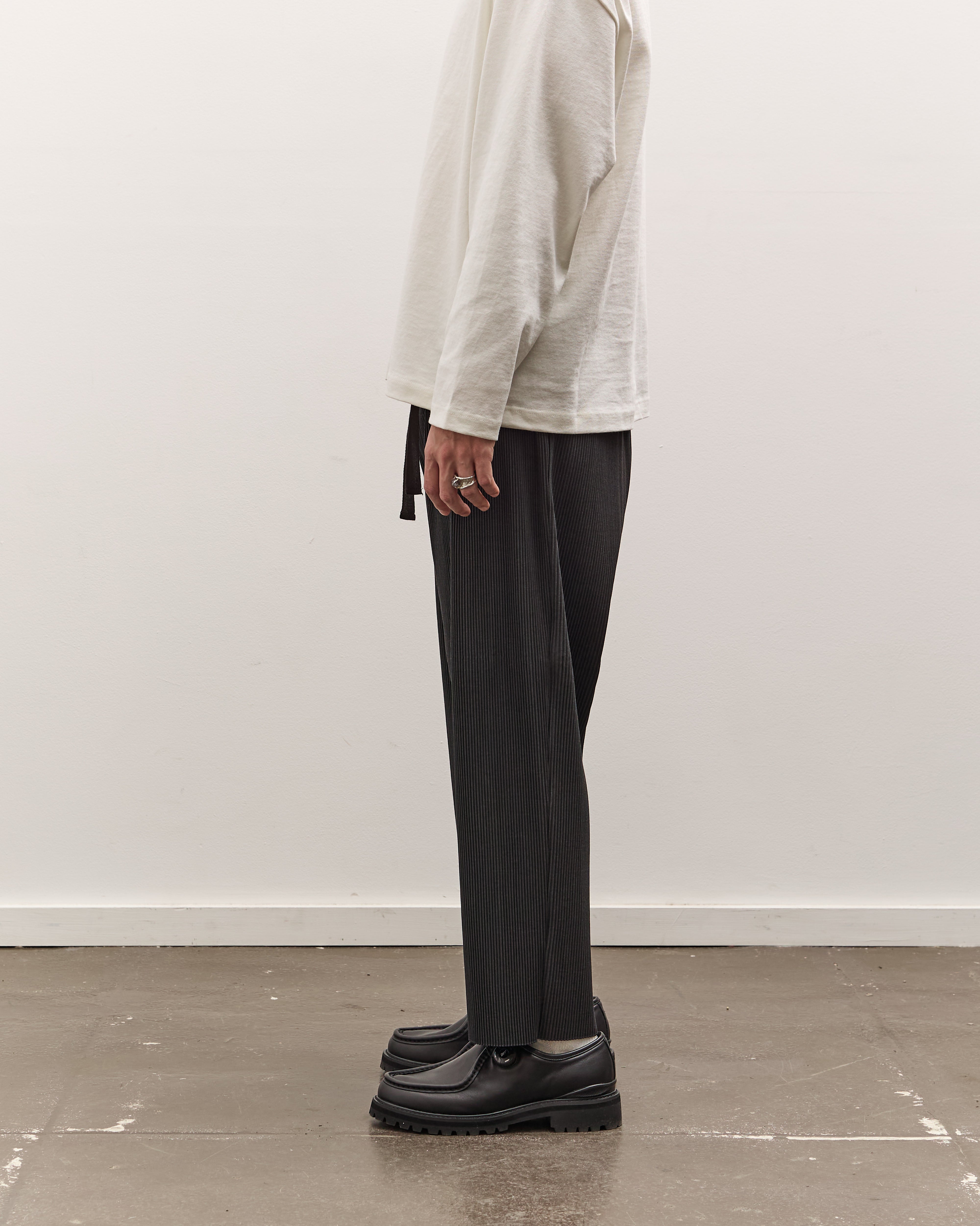 Sillage Baggy Pants Pleats, Anthractie – Glasswing