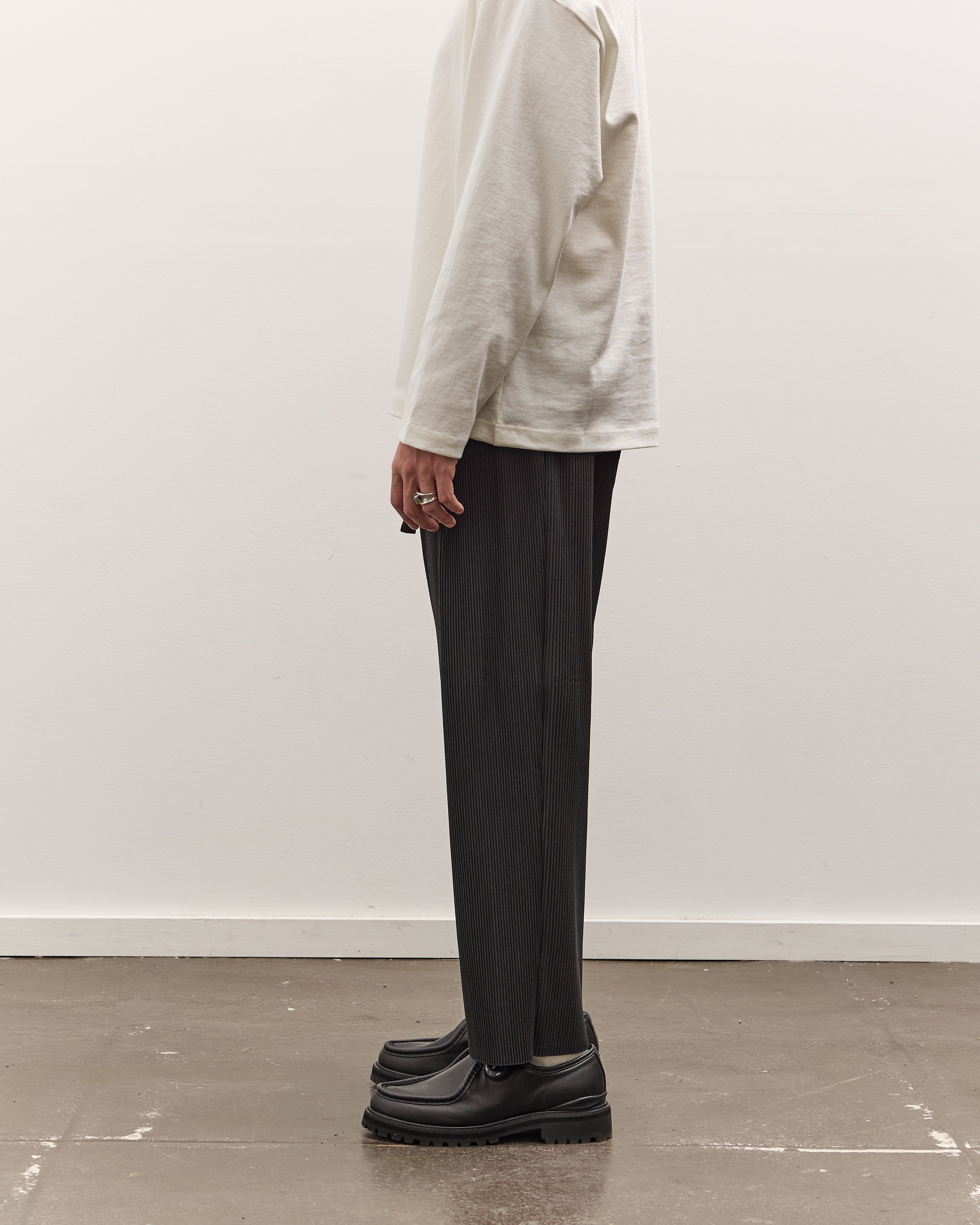 Sillage Baggy Pants Pleats, Anthractie – Glasswing