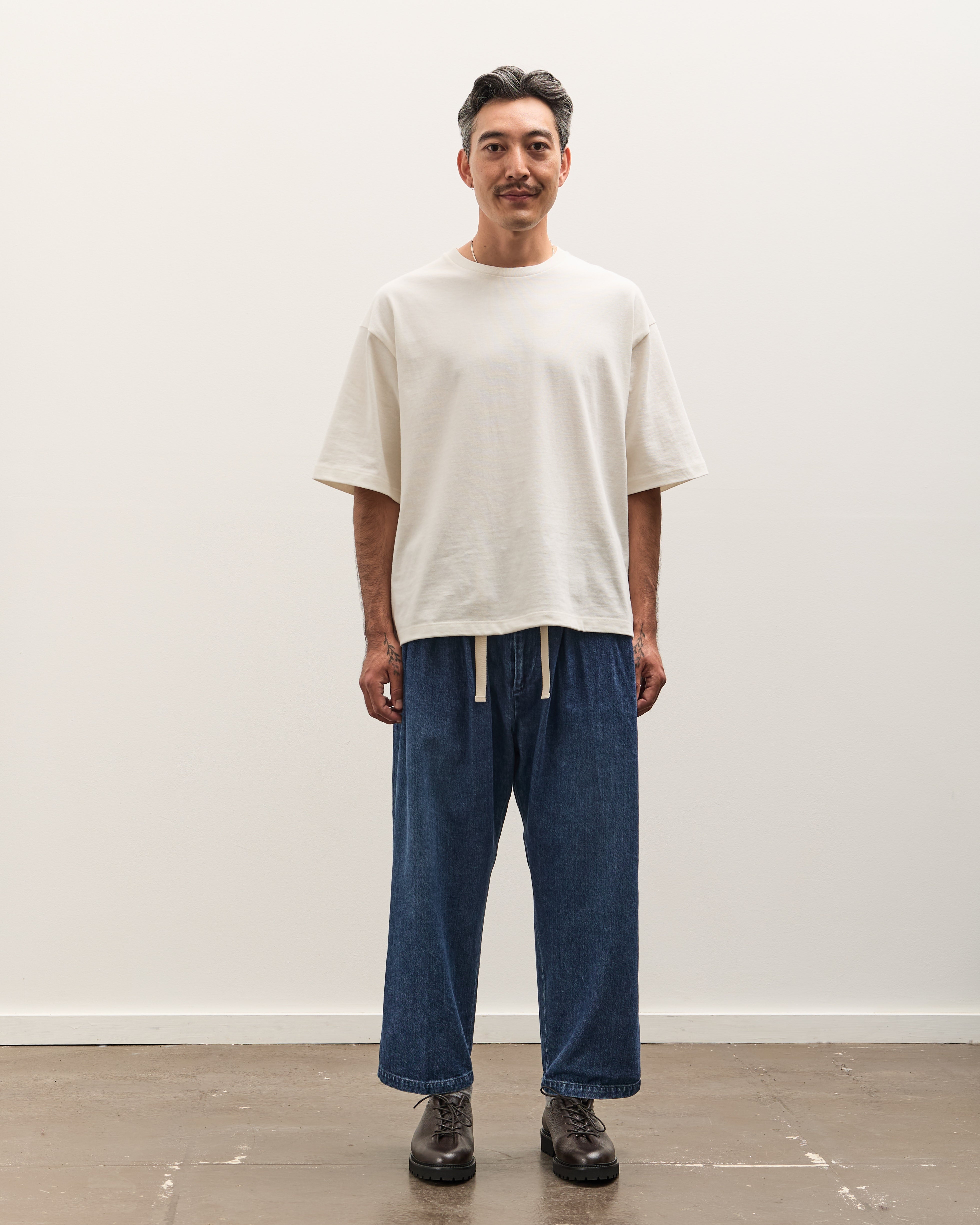 Sillage Baggy Trousers, Denim Damaged – Glasswing