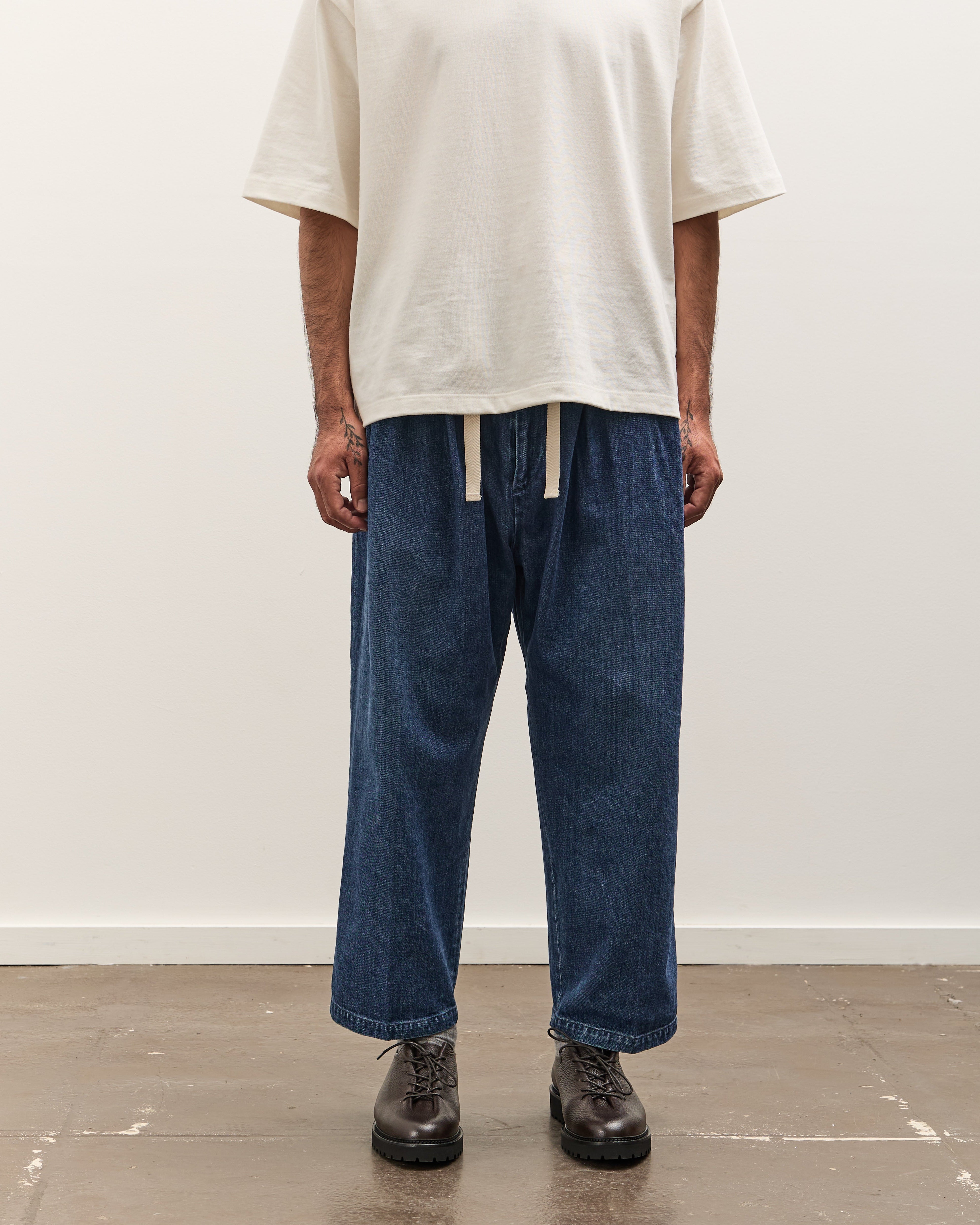Sillage Baggy Trousers, Denim Damaged – Glasswing