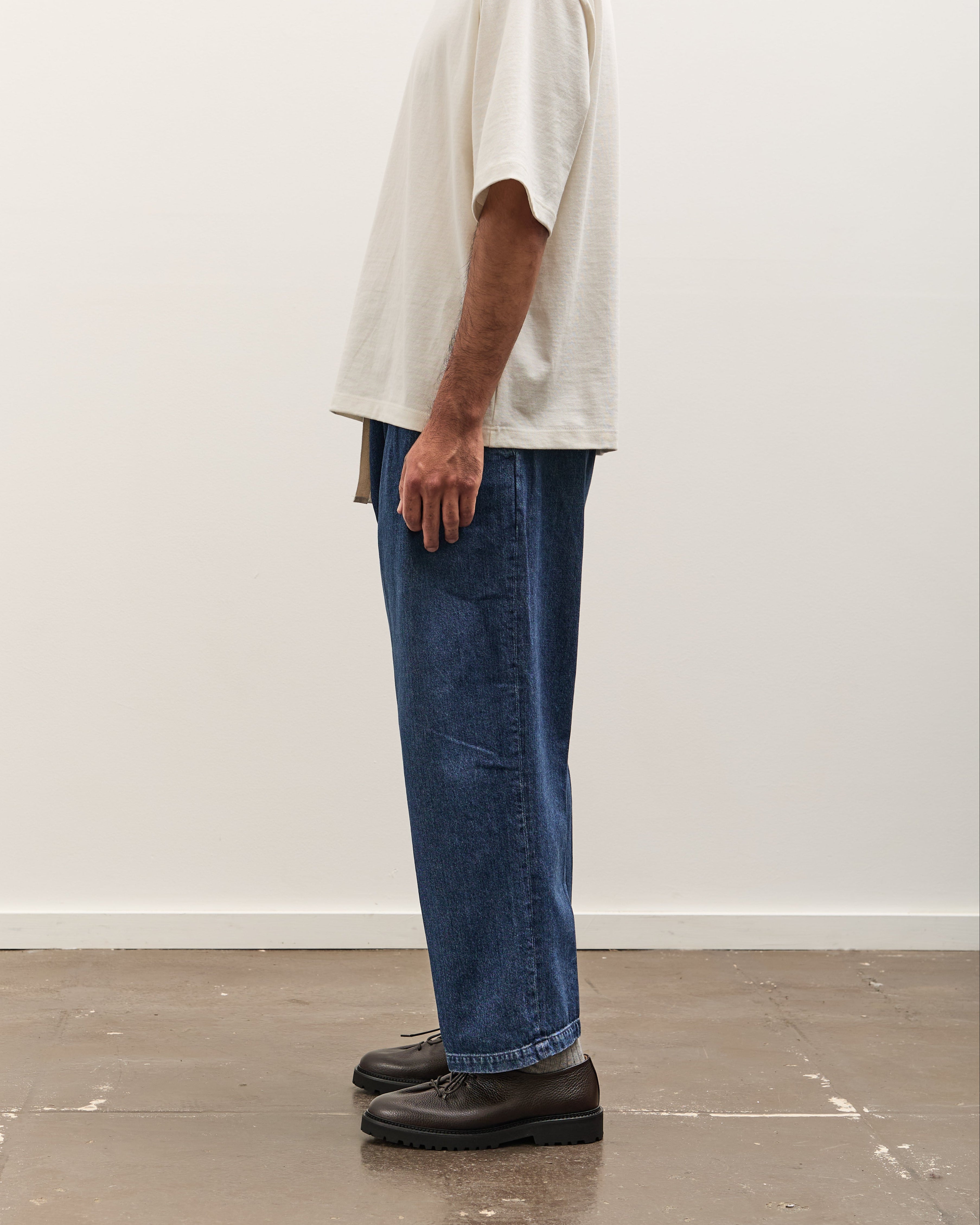 Sillage Baggy Trousers, Denim Damaged – Glasswing