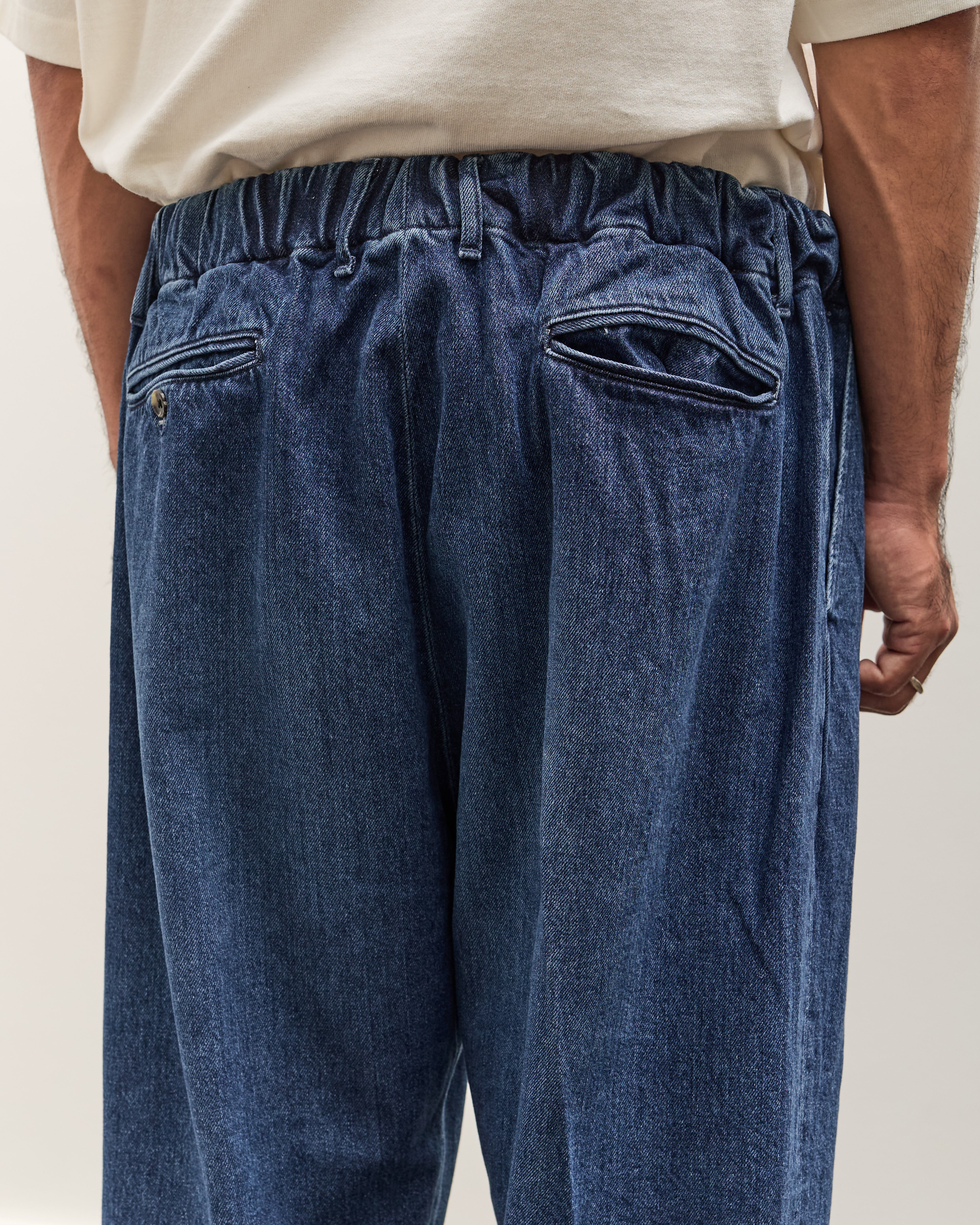 Sillage Baggy Trousers, Denim Damaged – Glasswing