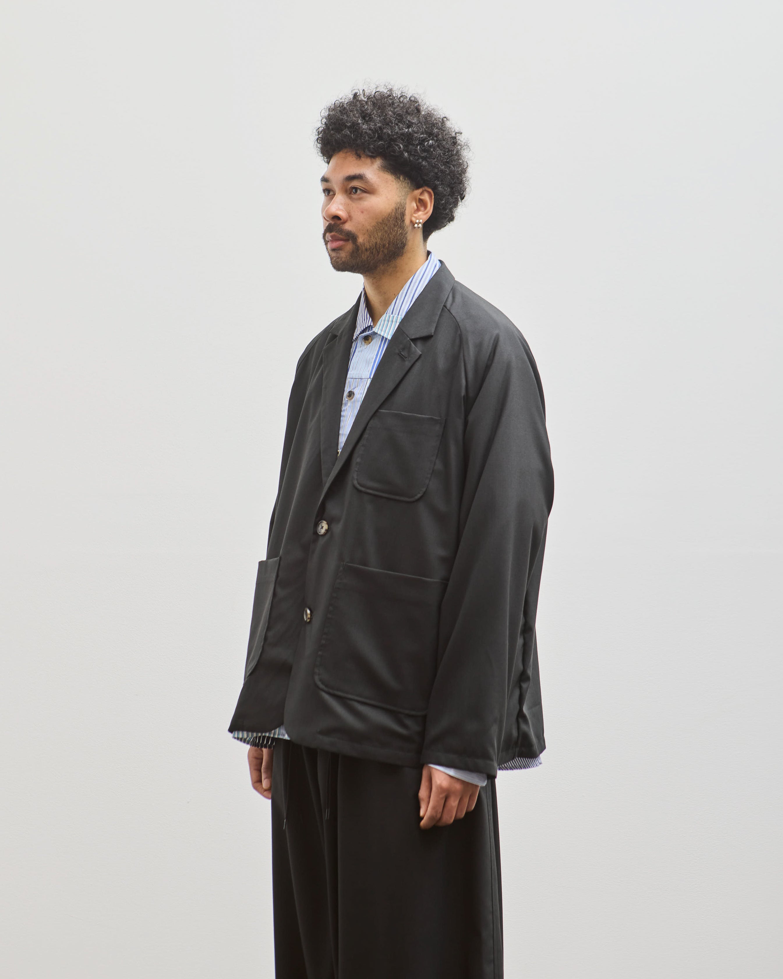 sillage blazer twill black