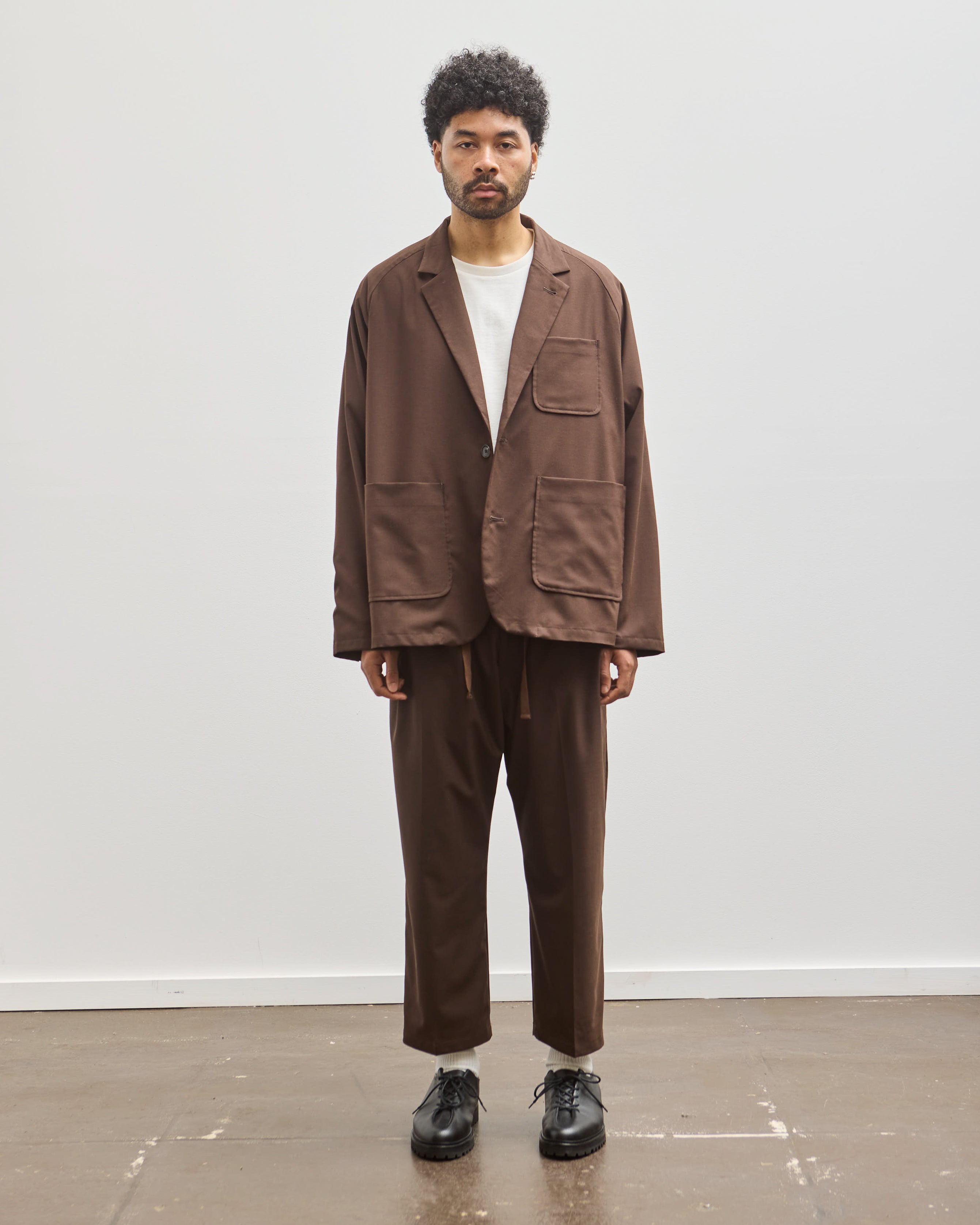 ジャケット・アウター sillage brown overall Sillage Blazer, Brown – Glasswing
