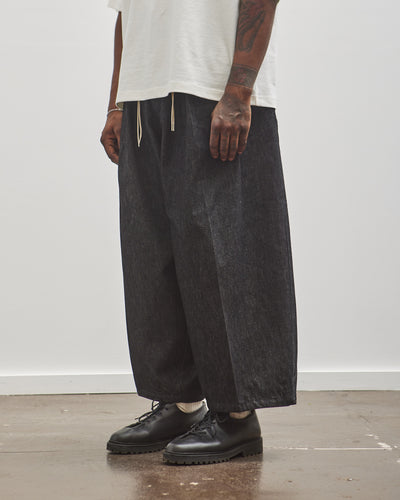 Sillage Circular Pants, Black Denim