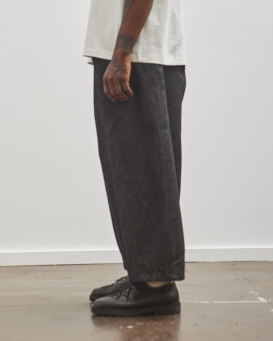 Sillage Circular Pants, Black Denim