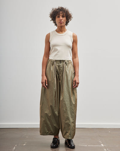 Sillage Circular Pants, Limonta Nylon Khaki