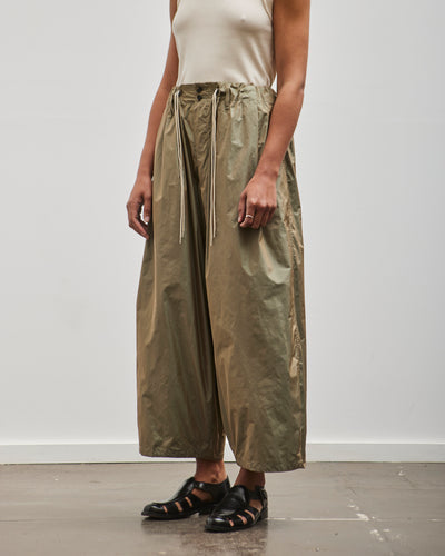 Sillage Circular Pants, Limonta Nylon Khaki