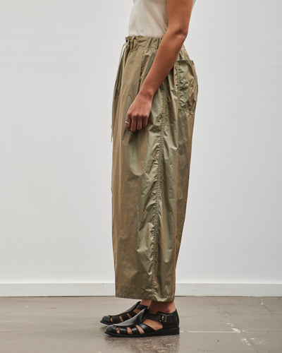 Sillage Circular Pants, Limonta Nylon Khaki