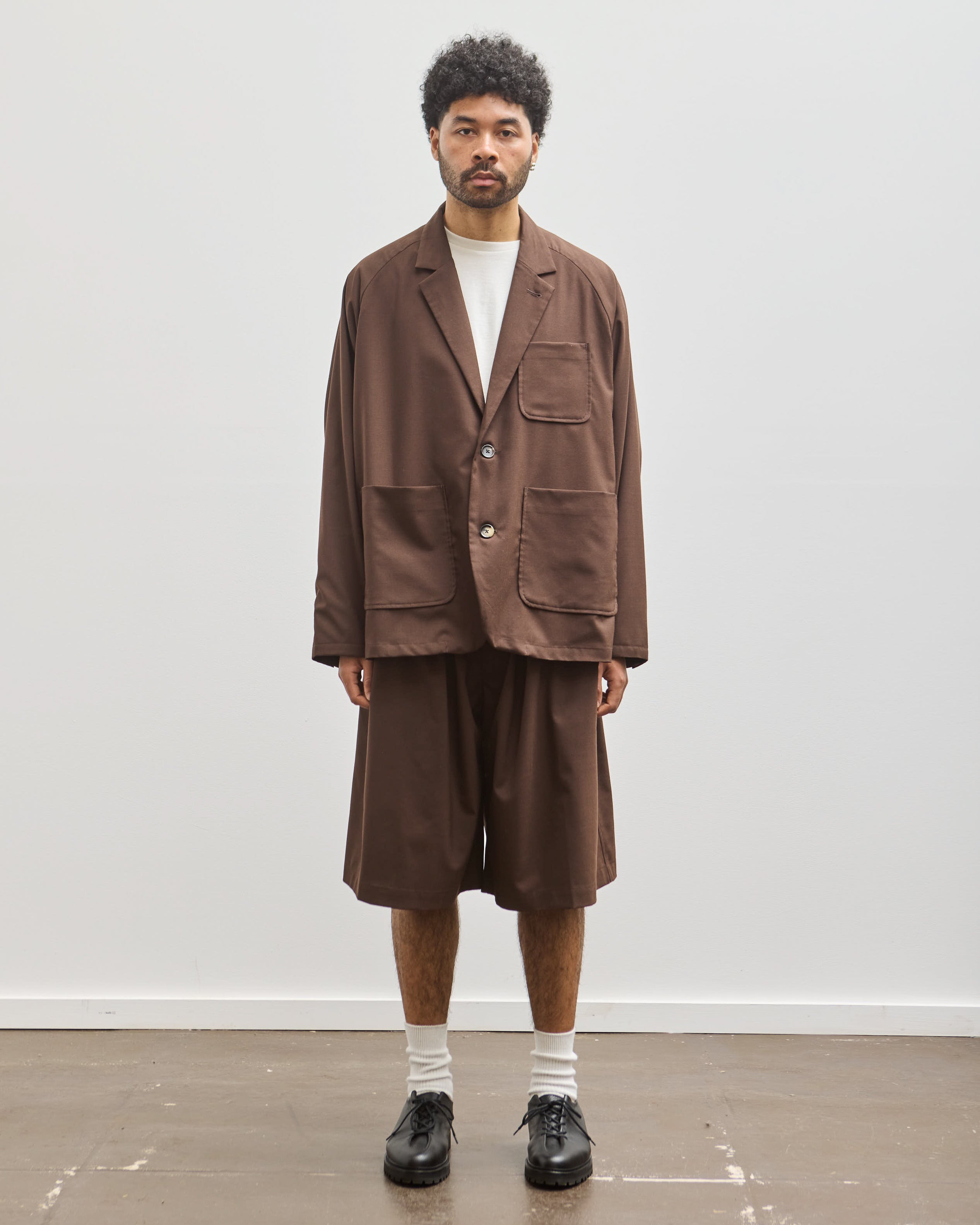 Sillage Circular Shorts, Brown – Glasswing