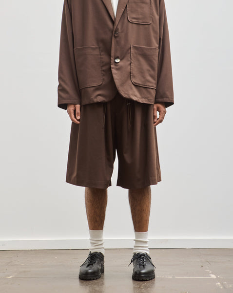 Sillage Circular Shorts, Brown – Glasswing