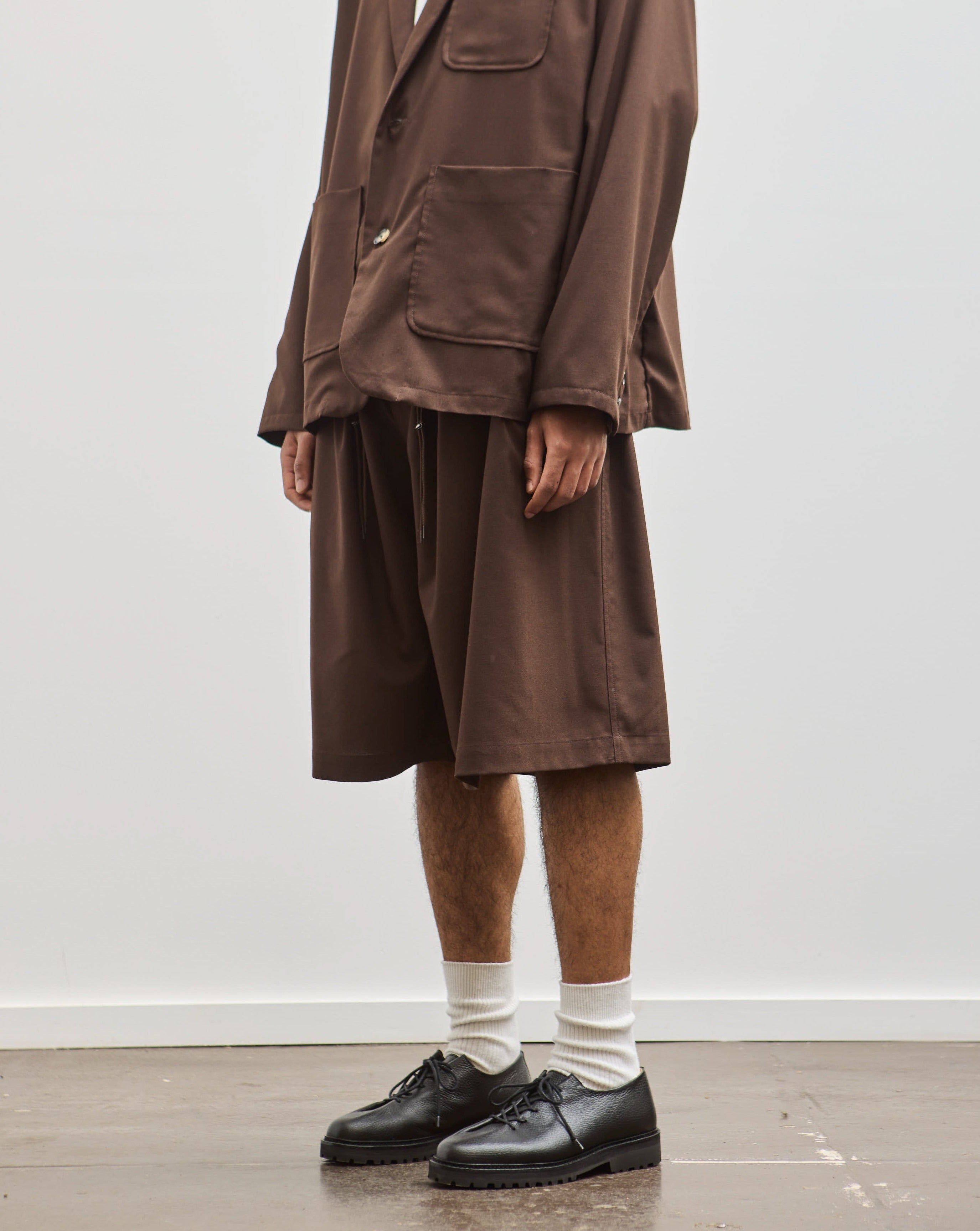 パンツ sillage circular short pants Sillage Circular Shorts, Brown – Glasswing