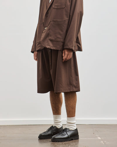 Sillage Circular Shorts, Brown