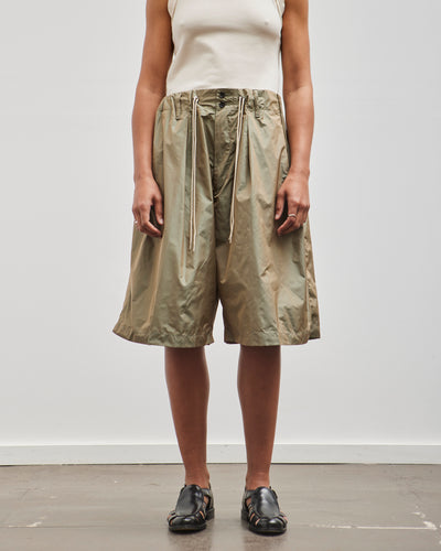 Sillage Circular Short Pants, Limonta Nylon Khaki