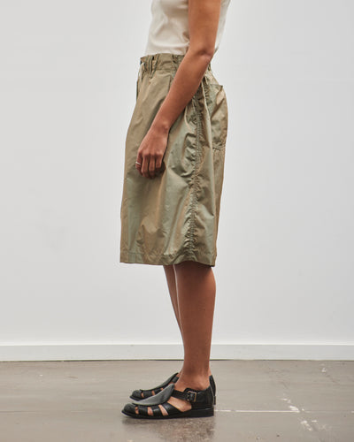 Sillage Circular Short Pants, Limonta Nylon Khaki