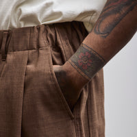 Sillage Circular Shorts, Brown