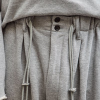 Sillage Loopwheel Circular Shorts, Grey