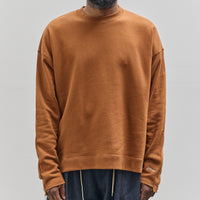 Sillage French Terry Crewneck, Brown