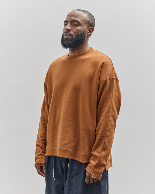 Sillage French Terry Crewneck, Brown