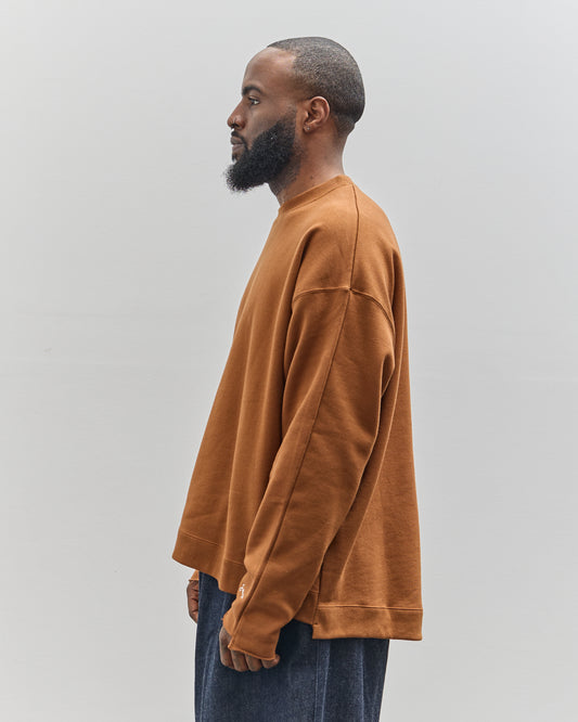 Sillage French Terry Crewneck, Brown