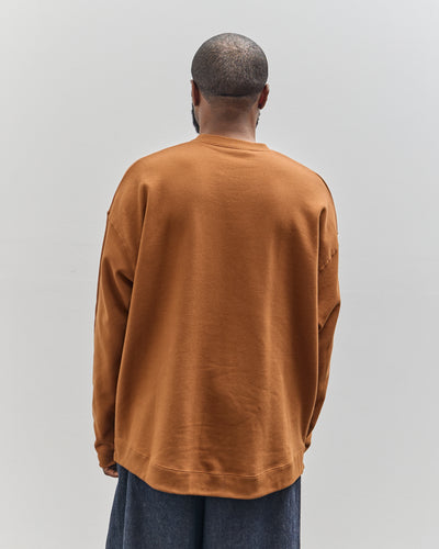 Sillage French Terry Crewneck, Brown