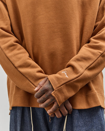 Sillage French Terry Crewneck, Brown