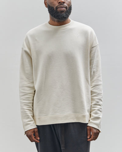 Sillage French Terry Crewneck, Ivory