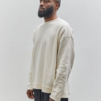 Sillage French Terry Crewneck, Ivory