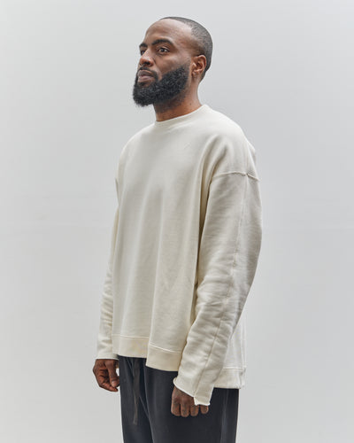 Sillage French Terry Crewneck, Ivory