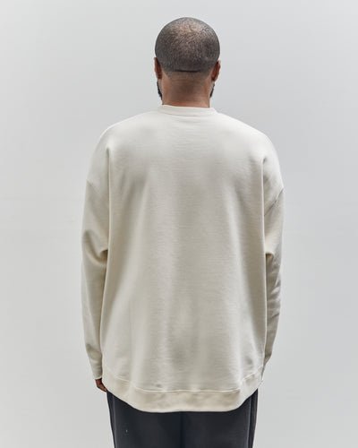 Sillage French Terry Crewneck, Ivory