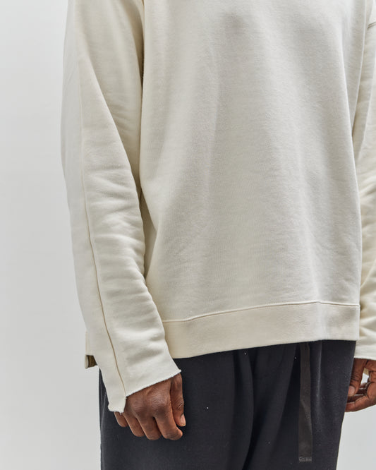 Sillage French Terry Crewneck, Ivory