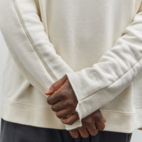 Sillage French Terry Crewneck, Ivory