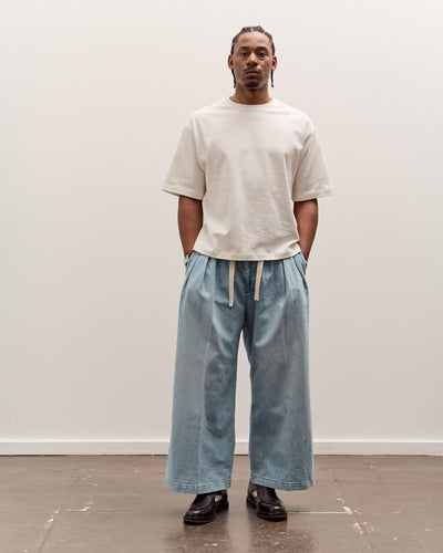 Sillage Hakama Pants, Denim Bleached