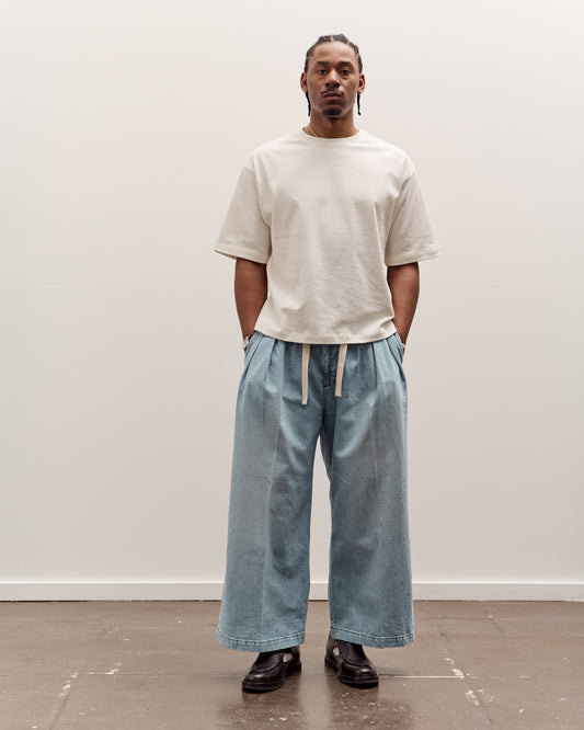 Sillage Hakama Pants, Denim Bleached