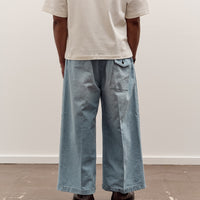 Sillage Hakama Pants, Denim Bleached