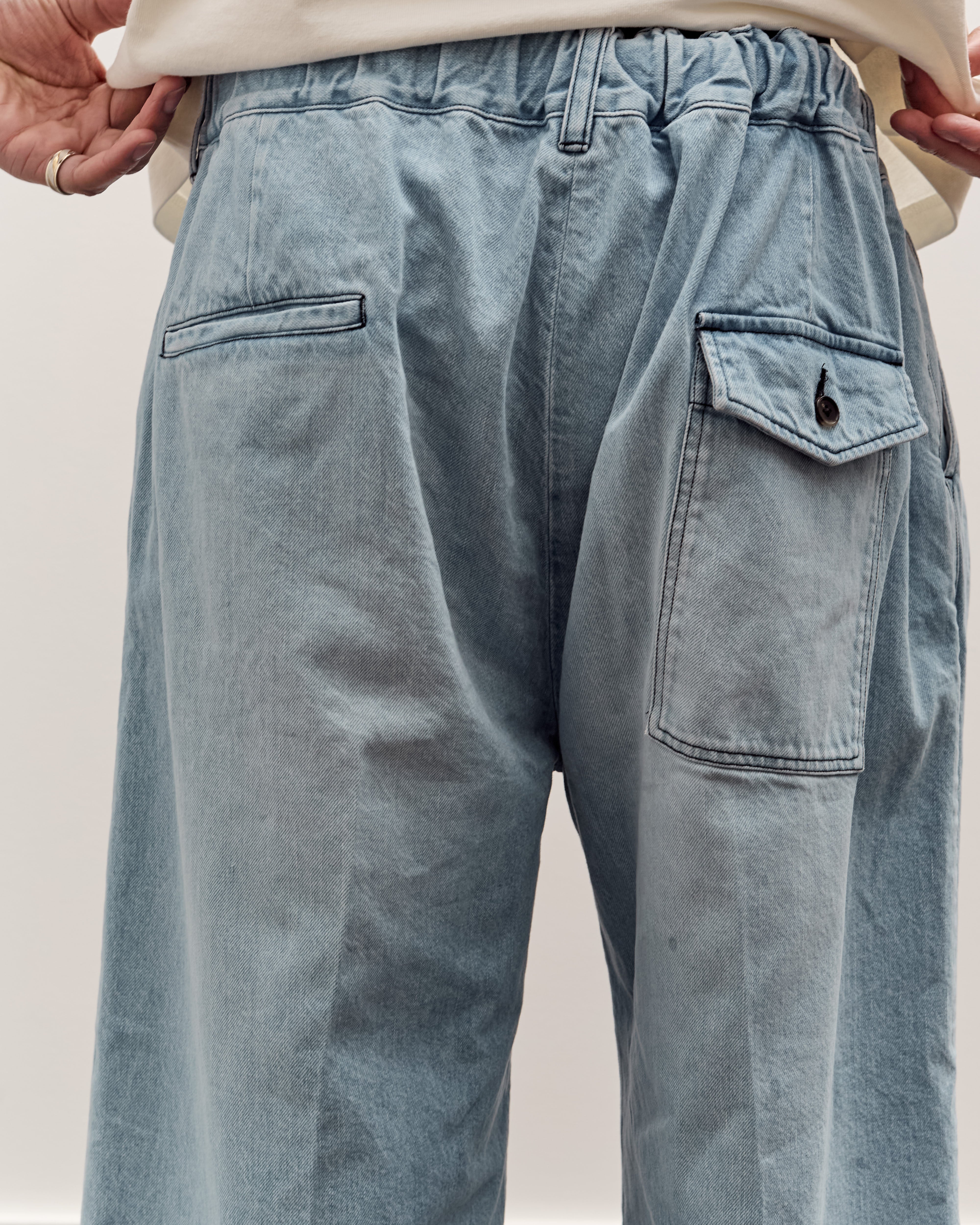 Sillage Hakama Pants, Denim Bleached – Glasswing