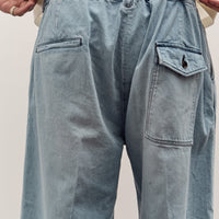 Sillage Hakama Pants, Denim Bleached
