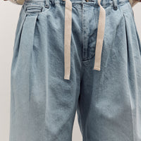 Sillage Hakama Pants, Denim Bleached