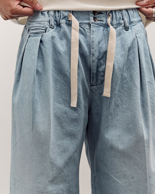 Sillage Hakama Pants, Denim Bleached