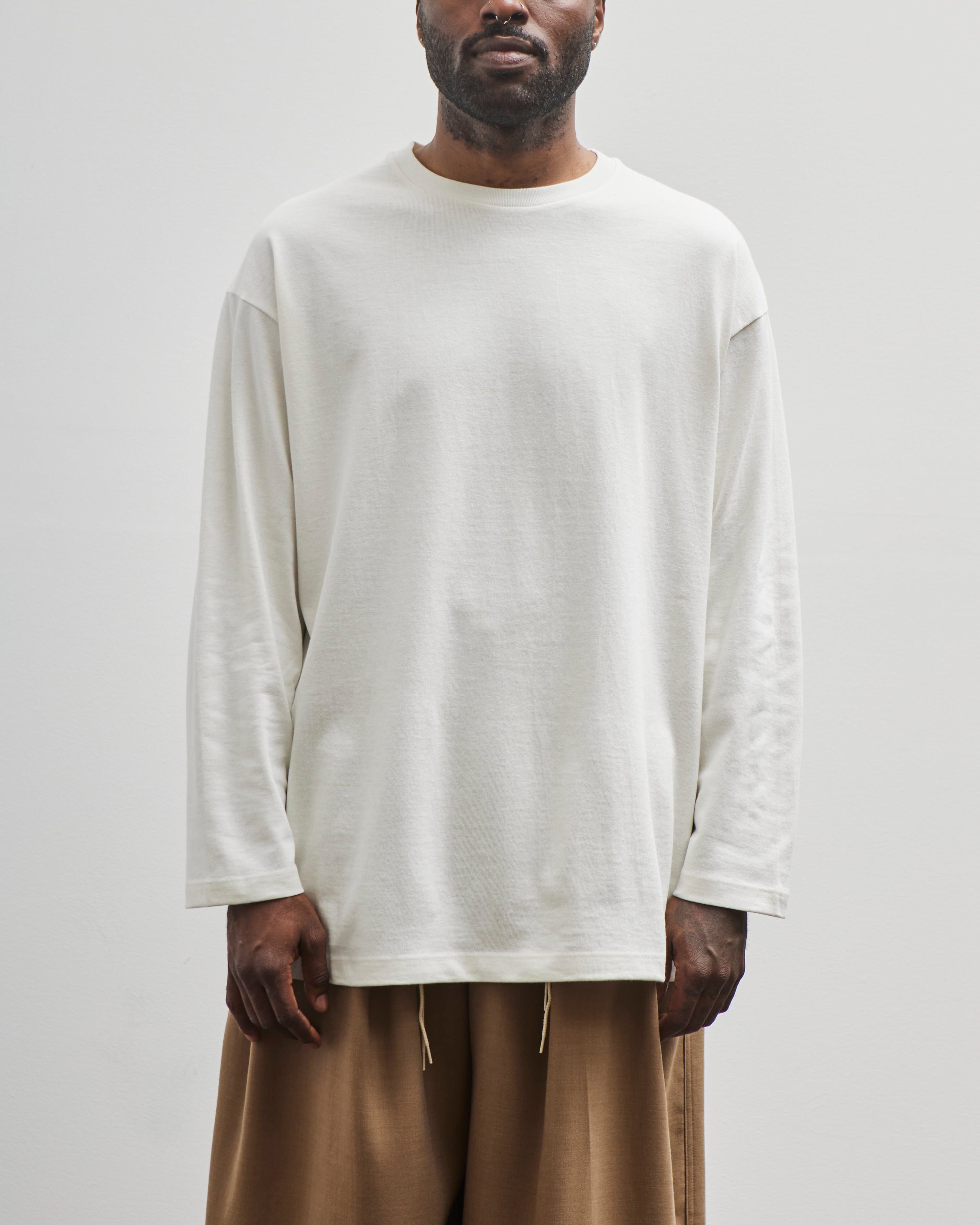 Sillage LS Tee Longer Length, Natural – Glasswing