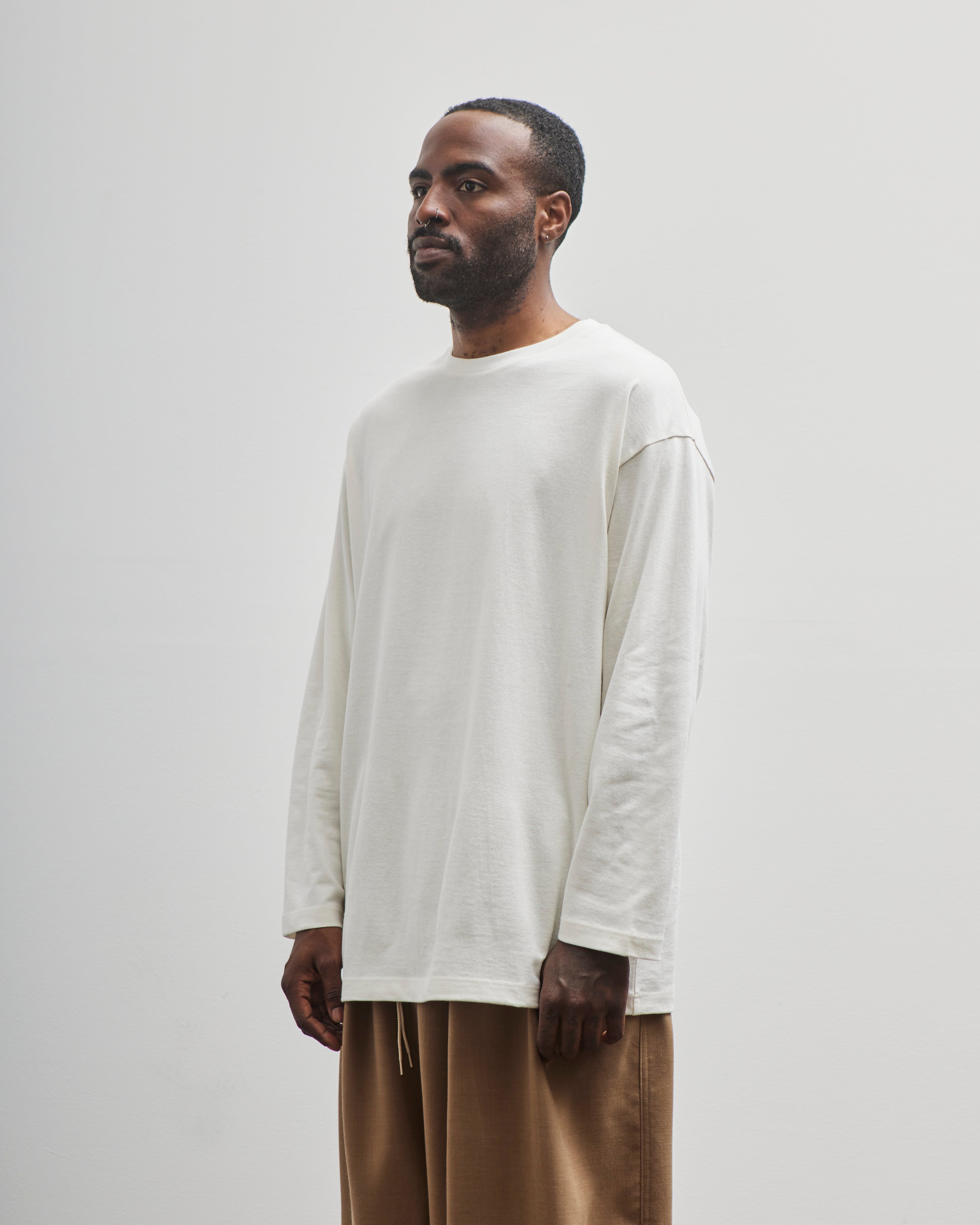 Sillage LS Tee Longer Length, Natural – Glasswing