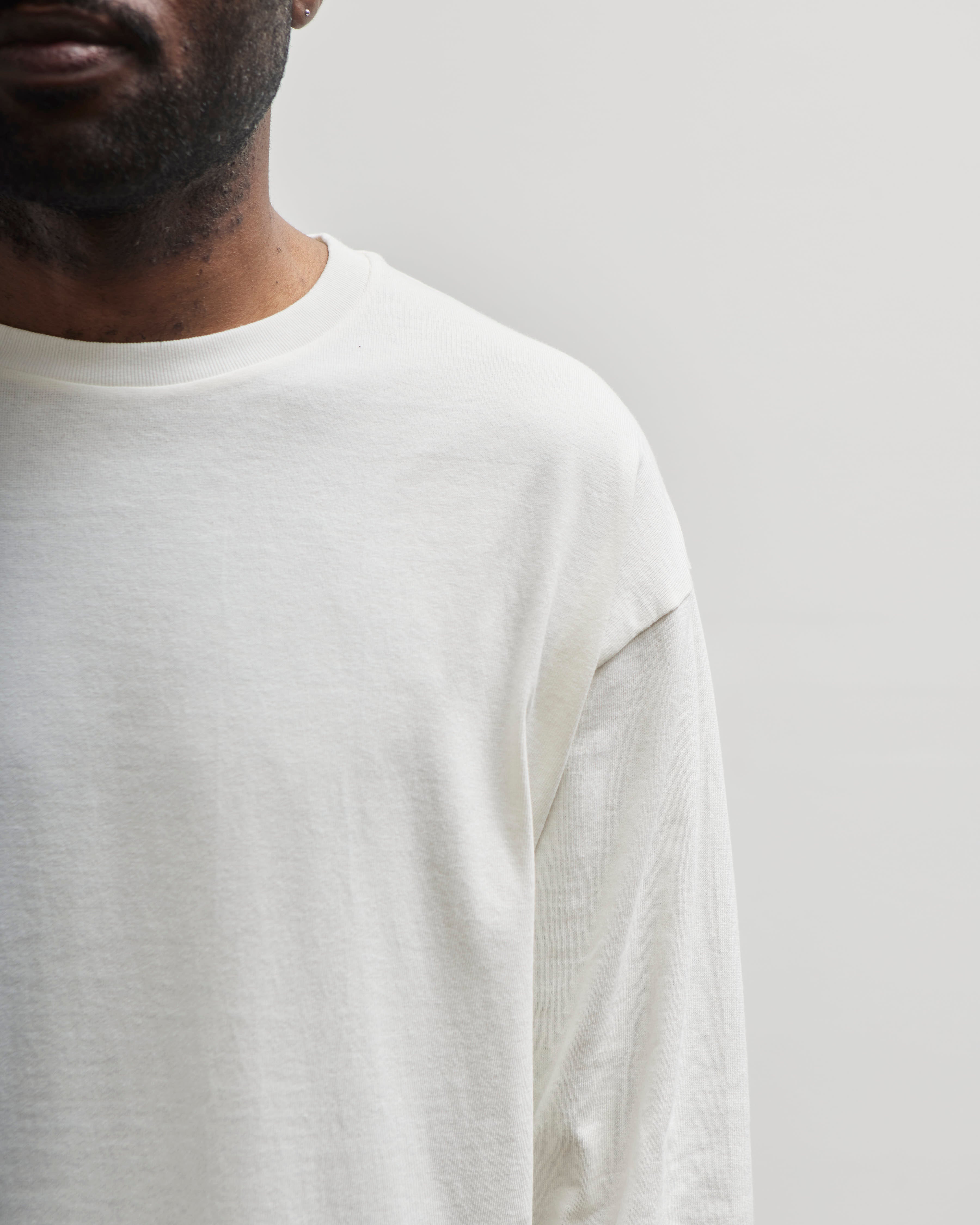 Sillage LS Tee Longer Length, Natural – Glasswing